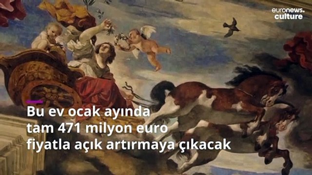 Caravaggio imzalı freskin olduğu ev 471 milyon euroya açık artırmaya çıkıyor