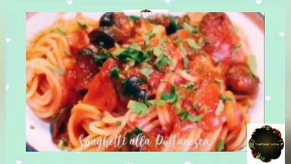 Traditional Italian Spaghetti alla Puttanesca
