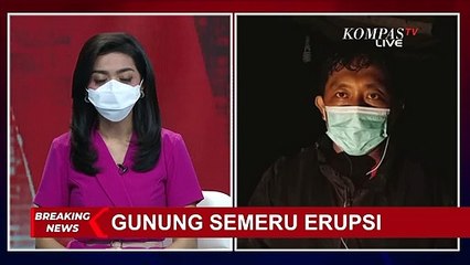 30 Rumah Ambruk Karena Berada di Sekitar Jalur Aliran Lahar Gunung Semeru