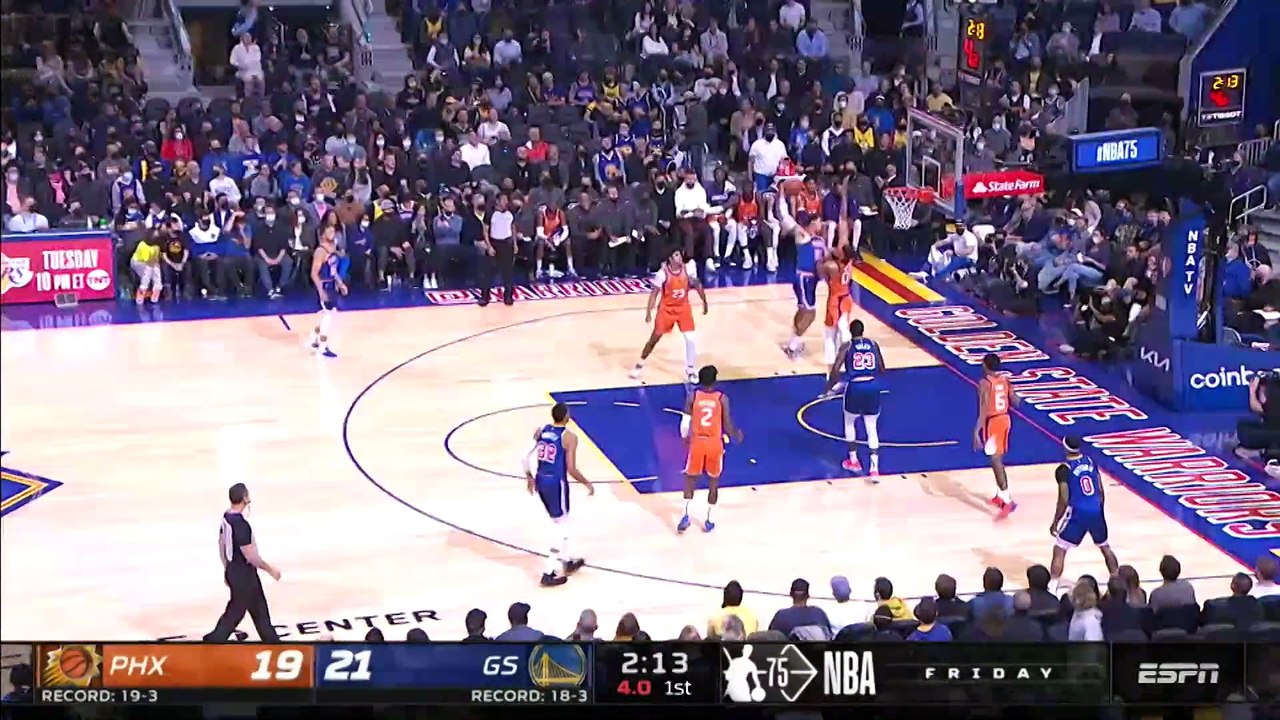 Highlights: Warriors gewinnen souverän gegen Suns