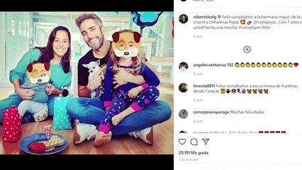 Roberto Leal enseña los mejores dibujos de su hija Lola