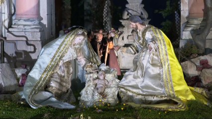 El tradicional Belén Napolitano del Palacio Real ya ha abierto sus puertas