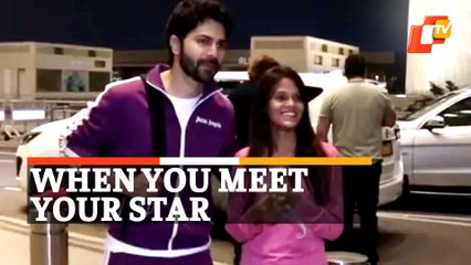 WATCH What Happens After Fan Bumps Into Varun Dhawan