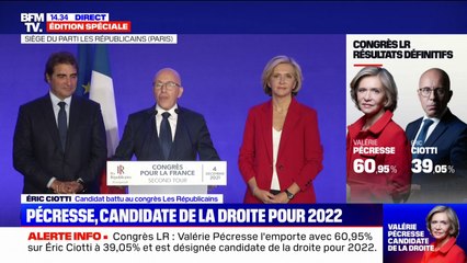 Éric Ciotti: "Dès lundi, nous serons avec Valérie Pécresse dans les Alpes-Maritimes"