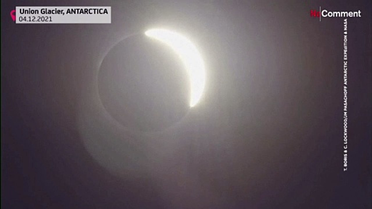 Schatten überm Eis: Sonnenfinsternis über der Antarktis
