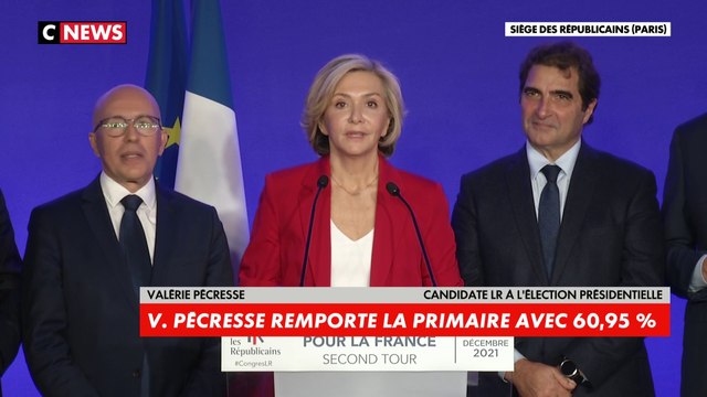 Valérie Pécresse : « Je pense à toutes les femmes de France aujourd’hui (…) »