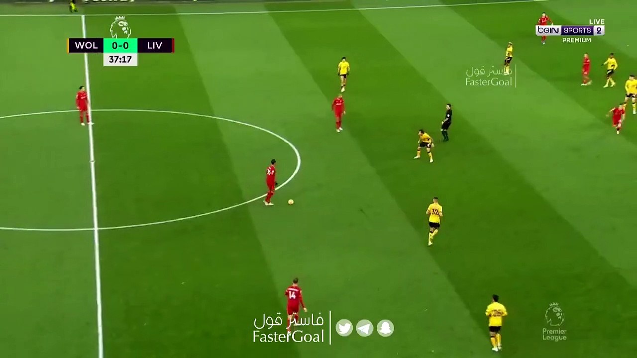 أخطر فرص ليفربول ضد وولفرهامبتون