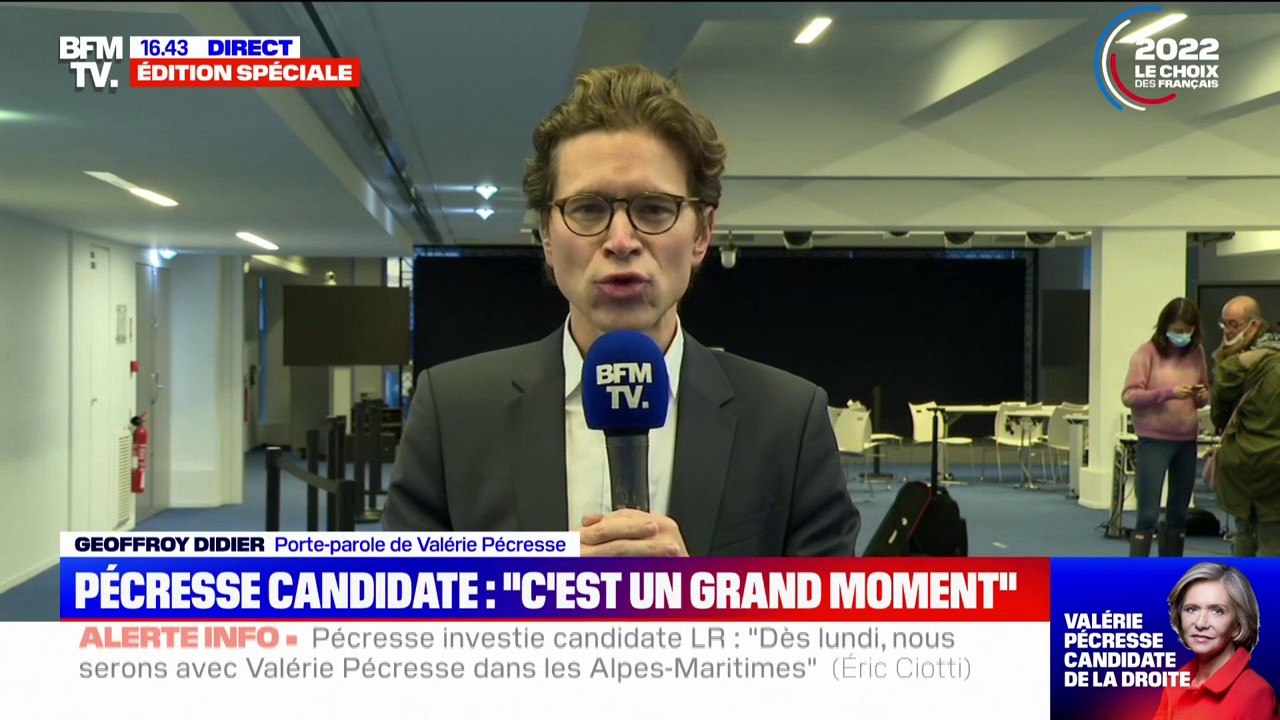 Geoffroy Didier, porte-parole de Valérie Pécresse: "Être de droite, c'est donner priorité à l'effort, au mérite, à l'ordre"