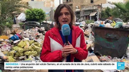 Informe desde Beirut: basura se acumula en las calles por paro de recolectores