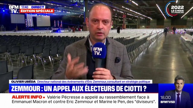 Olivier Ubéda confirme qu'Éric Zemmour va parler aux électeurs LR