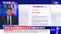 Présidentielle: Éric Zemmour s'adresse aux électeurs d'Éric Ciotti dans une lettre