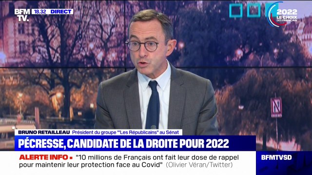 Pour Bruno Retailleau, Valérie Pécresse doit porter un projet qui ne doit pas amputer une droite pour une autre
