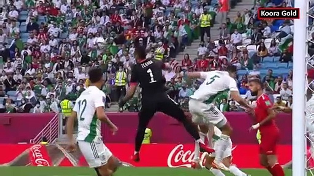 ملخص مباراة الجزائر ولبنان 2-0 - مباراة قوية ...