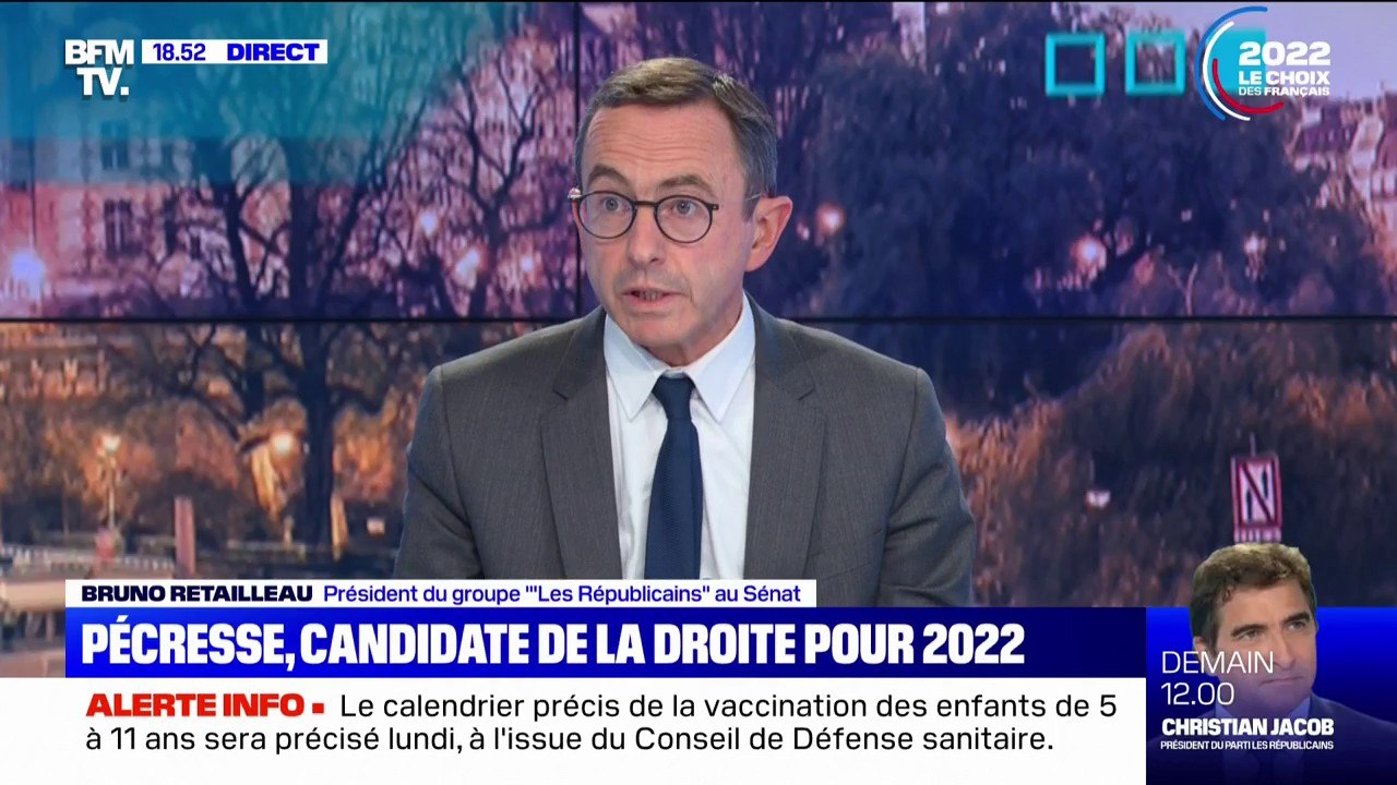 Pour Bruno Retailleau, Éric Ciotti doit avoir "une toute première place" dans l'équipe de Valérie Pécresse