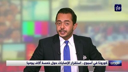 كورونا الأردن في أسبوع.. استقرار الإصابات حول خمسة آلاف يوميا