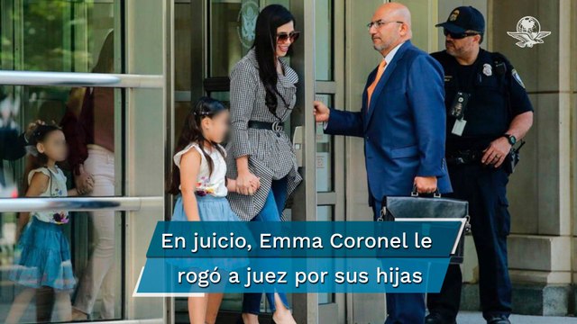 Pido que no dejen a mis hijas sin su madre ; la petición especial de Emma Coronel a juez en EU