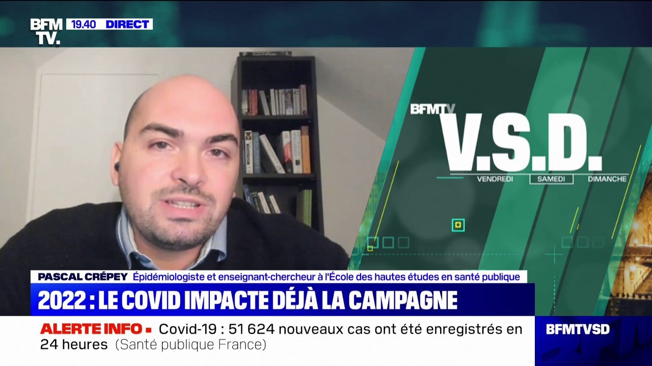 Meetings politiques: "Si les gens sont masqués et si le système d'aération est correct, ça ne devrait pas poser de problèmes", explique l'épidémiologiste Pascal Crépey