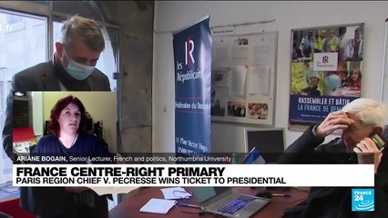 France Centre-right primary: Paris region chief Valerie Pecresse wins ticket to presidential