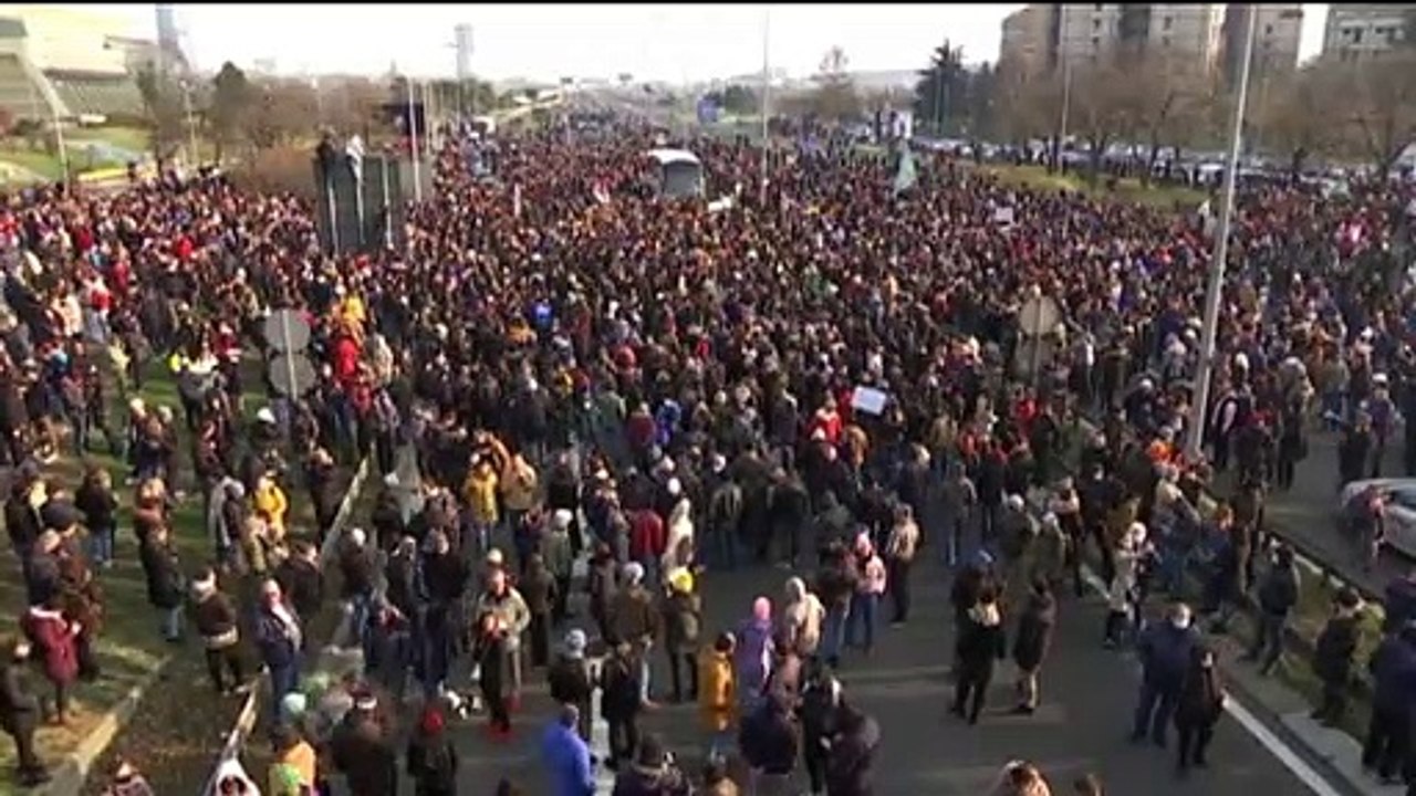 Környezetvédők tüntettek a szerb kormány ellen