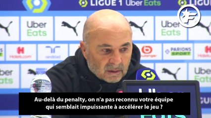 OM 1-2 Brest : Sampaoli regrette le changement d'attitude de ses joueurs