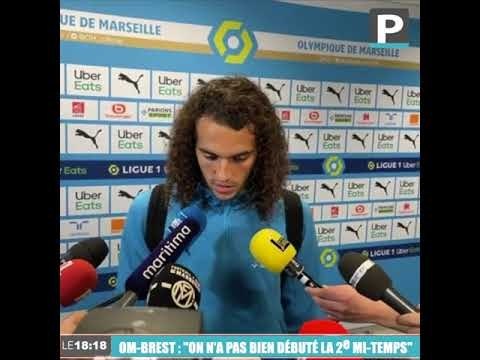 OM-Brest : Souvent on maîtrise le match mais on ne met pas le deuxième but , s'agace Guendouzi