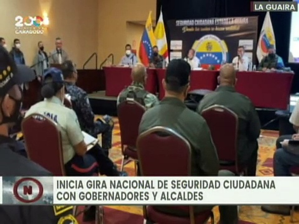 Inició la gira de encuentro nacional con alcaldes y gobernadores en materia de seguridad ciudadana