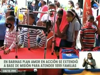 Plan Amor en Acción se extendió a Base de Misiones para atender a 1.899 familias en el Edo. Barinas