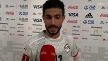 أحمد رفعت لاعب منتخب مصر: كنا قادرين على تسجيل السادس والسابع أمام السودان