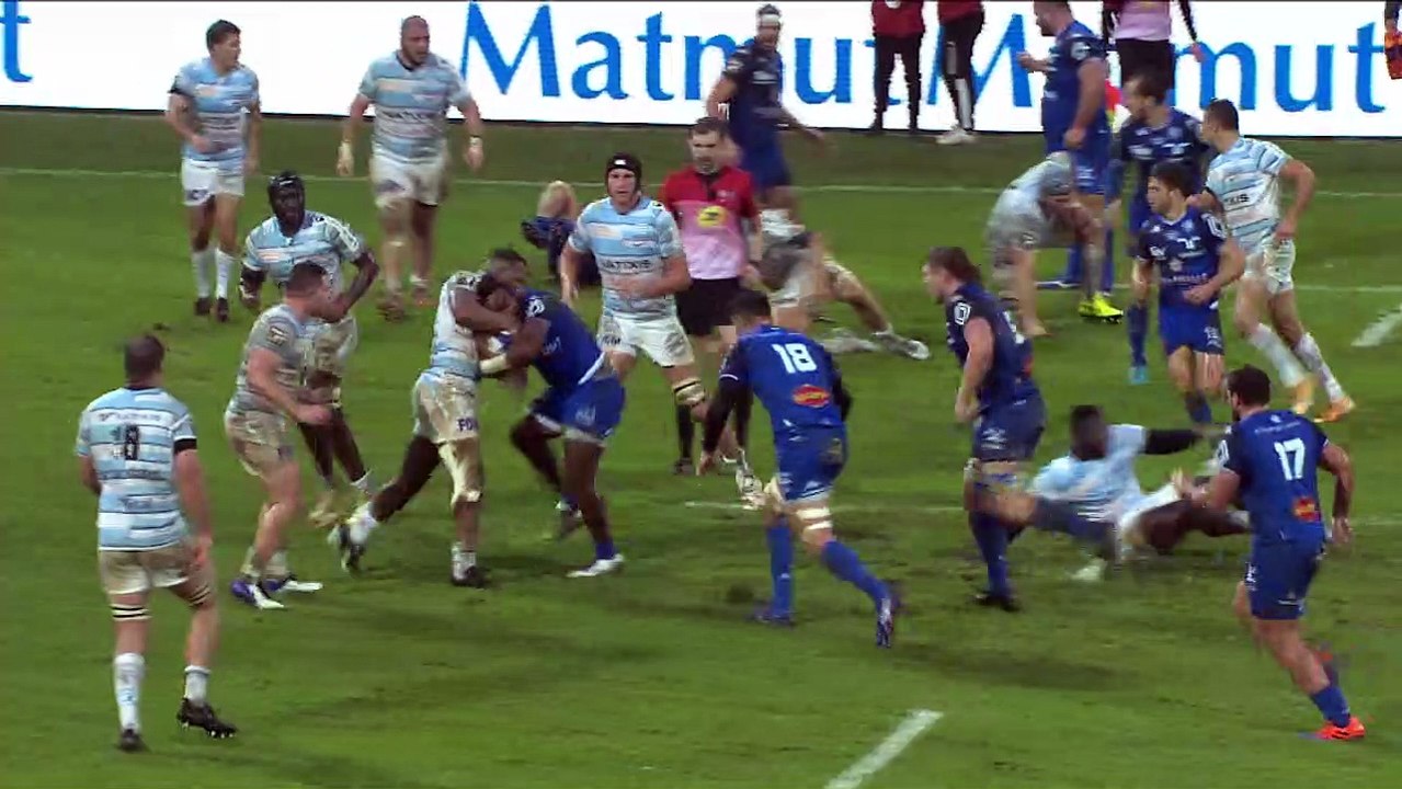 TOP 14 - Essai de Julien DUMORA (CO) - Castres Olympique - Racing 92 - J12 - Saison 2021/2022