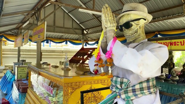The Holy Spirit blessings at Don Wai Temple in Nakhon Pathom Thailand