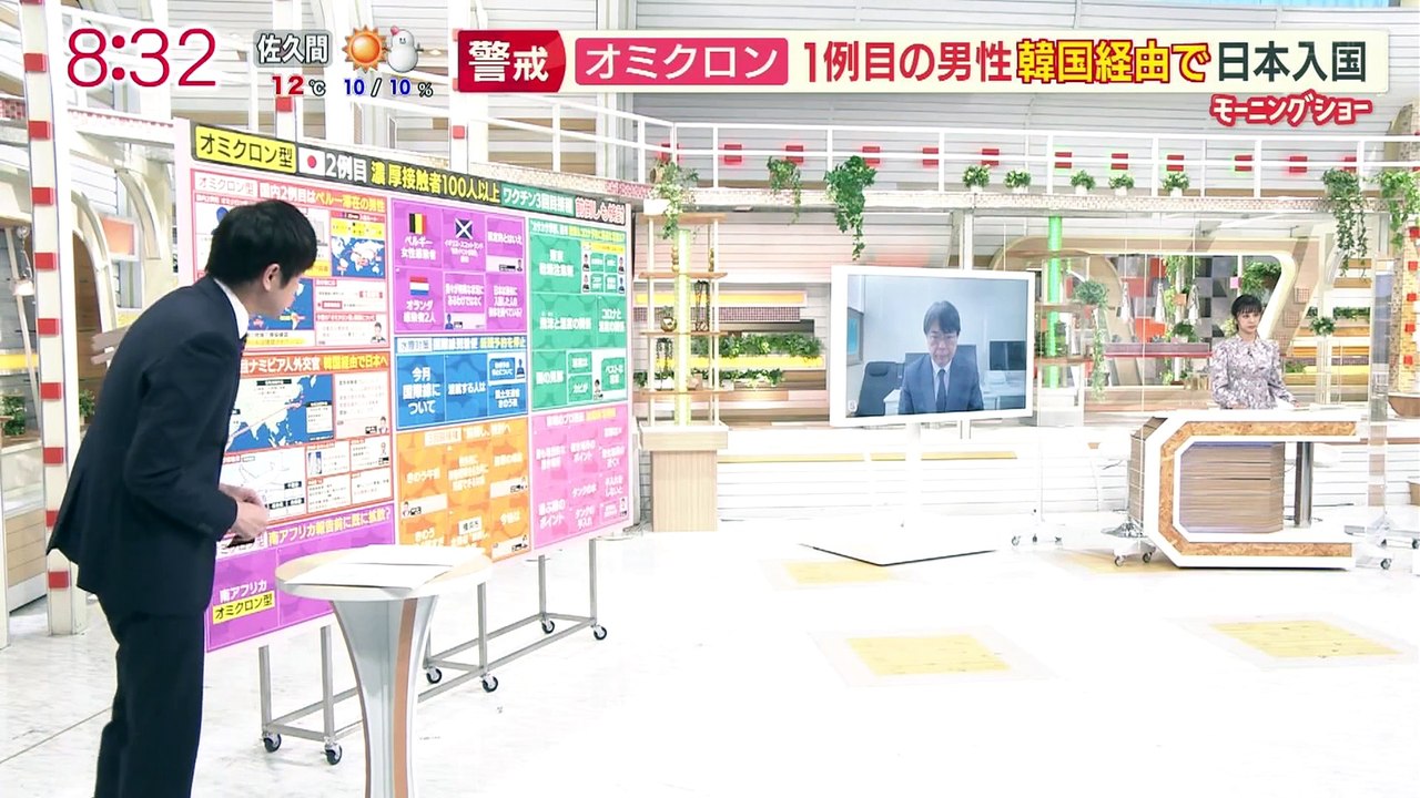 オミクロン株 ２例目確認　ワクチン３回目接種 前倒し検討　20211202