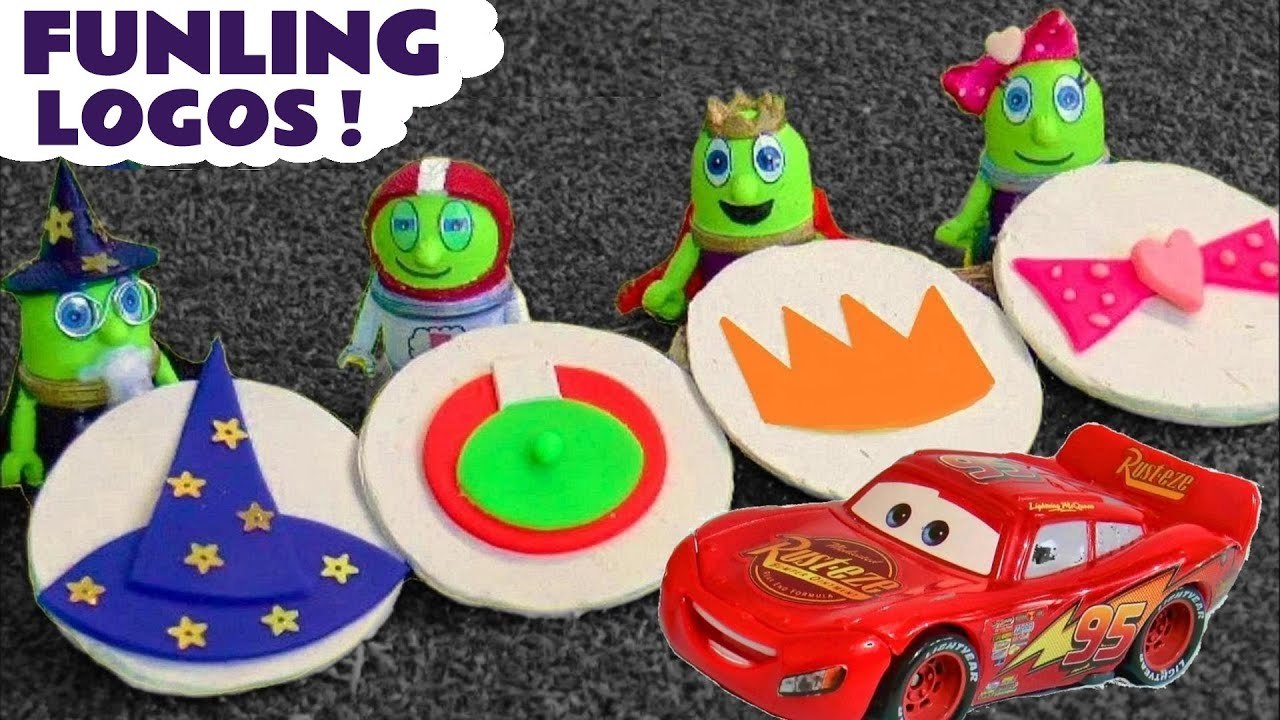 Funny Funlings Play Doh Logos Full Episode English Stop Motion Fun Toy Story Videos for Kids by Kid Friendly Family Channel Toy Trains 4U