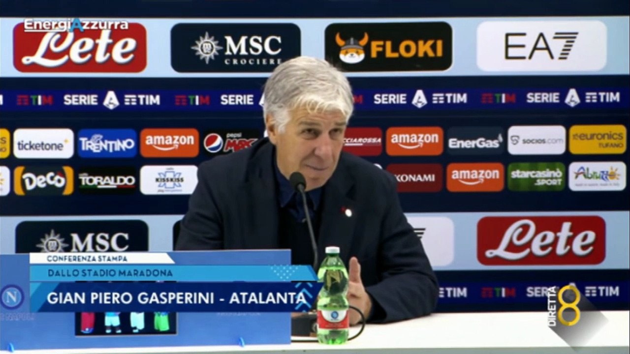 GIANPIERO GASPERINI HO FATTO I COMPLIMENTI AI GIOCATORI MIEI E A QUELLI DEL NAPOLI
