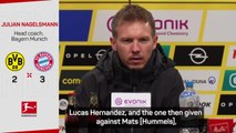 Rose and Nagelsmann discuss controversial Der Klassiker penalties