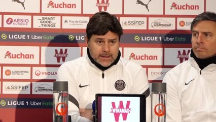 17e j.- Pochettino : "Lens a fait un grand match"
