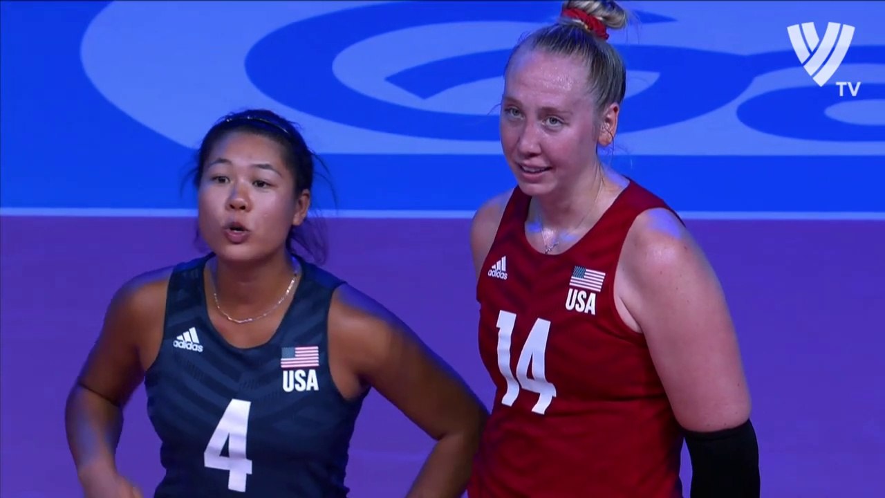 Michelle Bartsch-Hackley - Best Volleyball Actions _ VNL 2021
