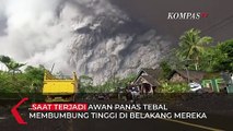 Detik-Detik Warga Lumajang Berlarian Panik Saat Erupsi Gunung Semeru