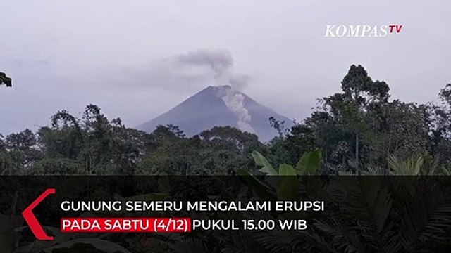 Sejumlah Fakta Erupsi Gunung Semeru: Puluhan Orang Luka Bakar, Listrik Padam, Jembatan Utama Putus