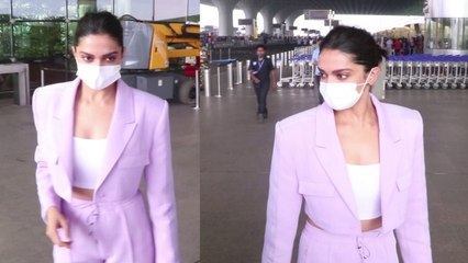 Deepika Padukone ने शुरु की नई फिल्म की शूटिंग, Airport पर हुई स्पॉट | FilmiBeat