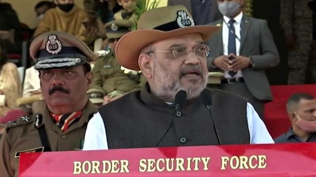 Amit Shah attends 57th BSF foundation day in Rajasthan