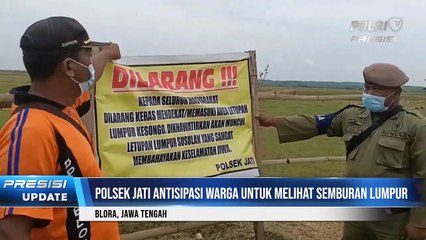 Polsek Jati Polres Blora Gelar Patroli Lokasi Semburan Gas di Wisata Geologi Kesongo