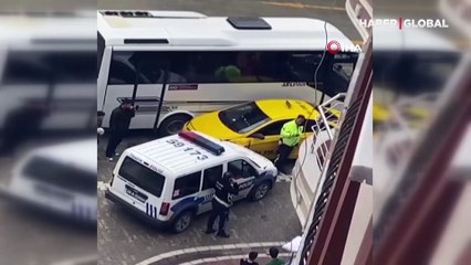 Ruhsatı iptal edilen taksici Esenyurt'ta polisten kaçmaya çalıştı