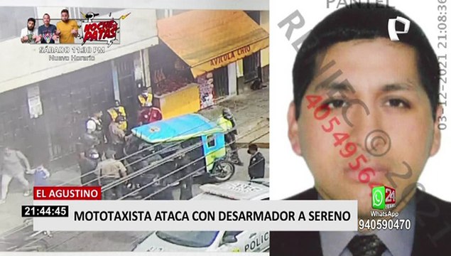 El Agustino: sujeto que atacó a sereno con un desarmador registra antecedentes policiales