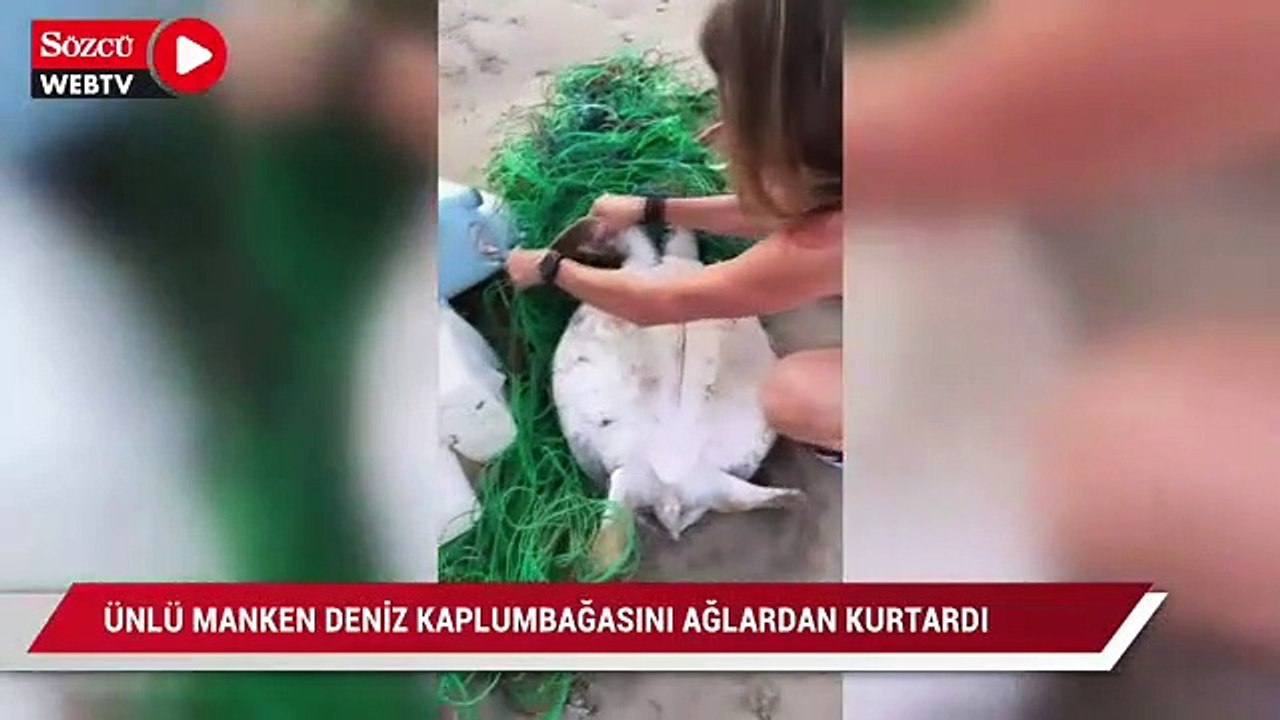 Ünlü manken Gisele Bündchen, ağlara takılan kap...