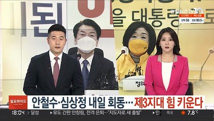 안철수·심상정 내일 회동…제3지대 힘 키운다
