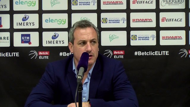 Au micro maritima: Rémi Giuitta après la défaite de Fos contre l'ASVEL