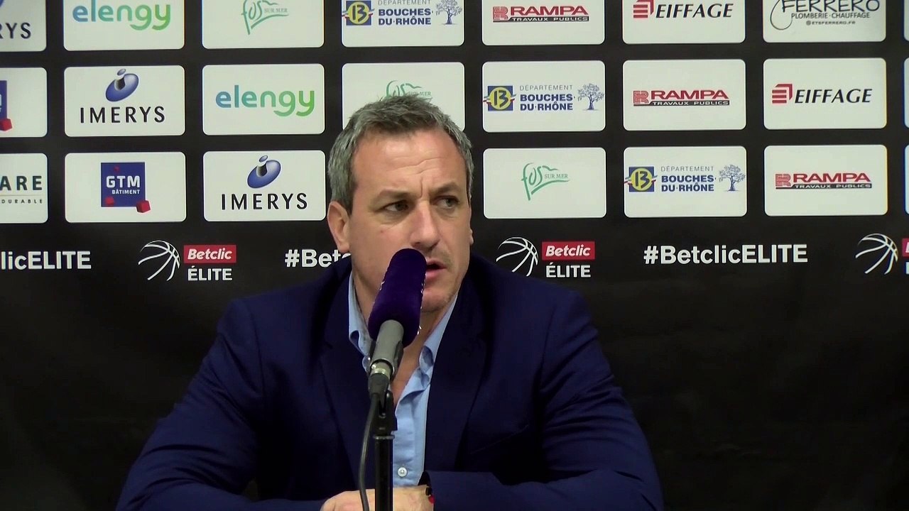 Au micro maritima: Rémi Giuitta après la défaite de Fos contre l'ASVEL