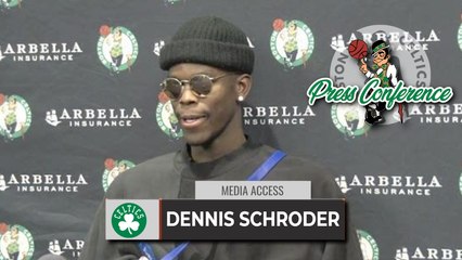 Dennis Schroder: "I need to keep us moving...I can't just dribble and wait to ISO"  | BOS vs POR
