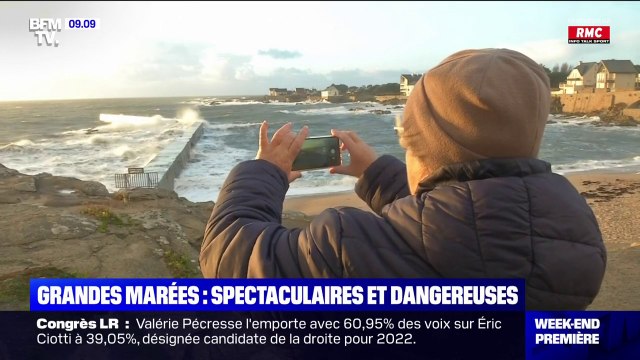 En Loire-Atlantique, les grandes marées font leur bonheur des habitants