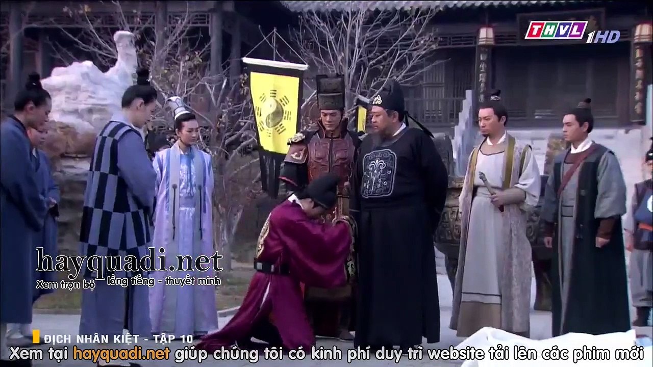 Địch Nhân Kiệt Tập 10 - THVL1 lồng tiếng - Phim Trung Quốc phần 5 - xem phim than tham dich nhan kiet p5 tap 11